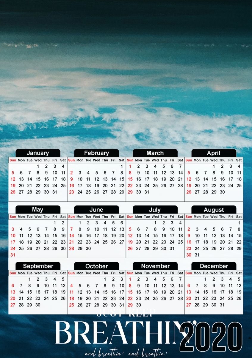  Breathin para A3 Photo Calendar 30x43cm