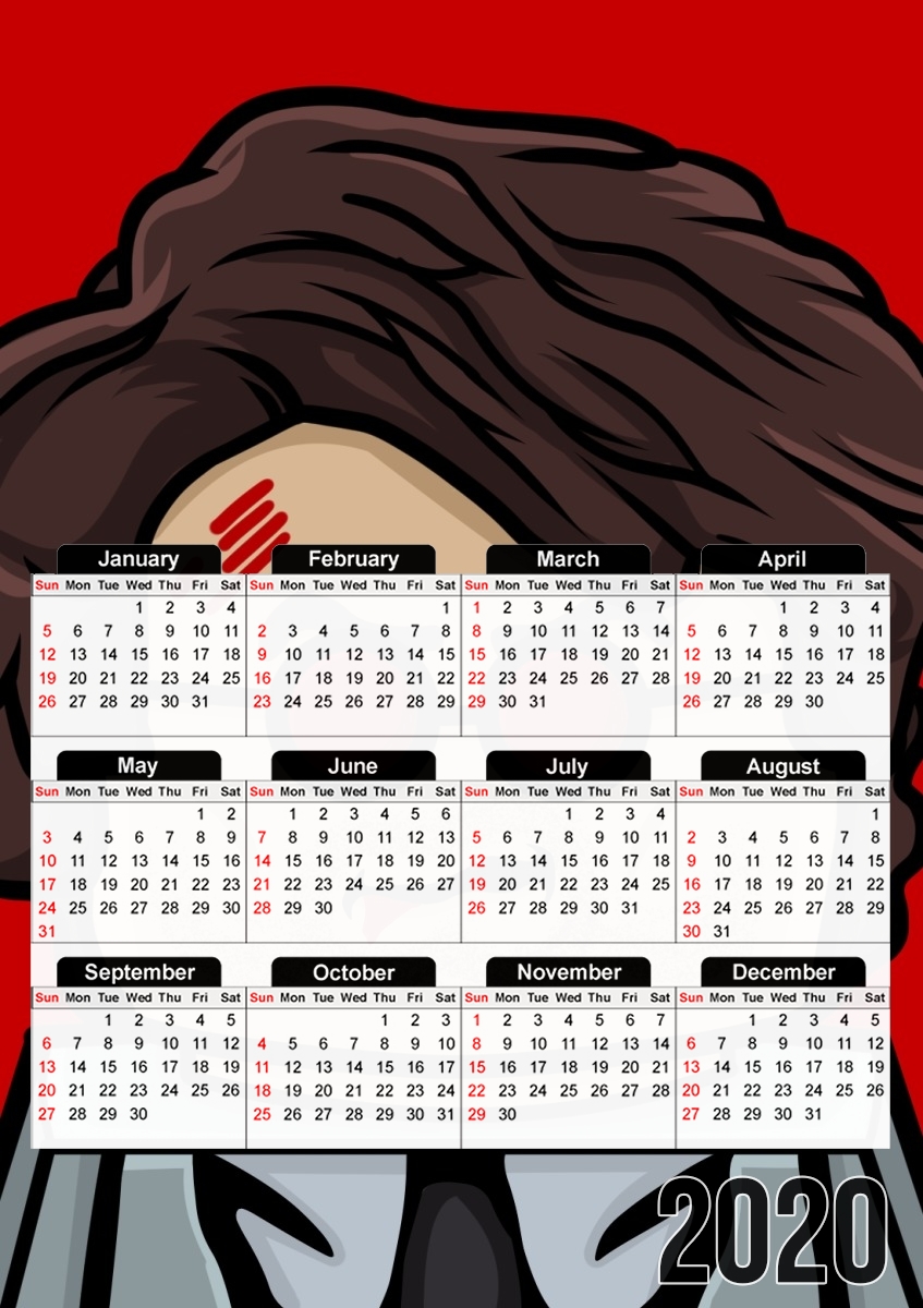  Brick Defenders Daredevil para A3 Photo Calendar 30x43cm