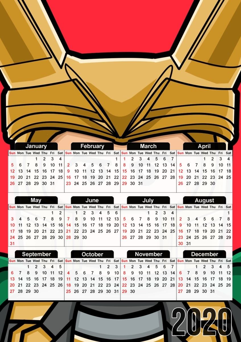  Bricks Loki para A3 Photo Calendar 30x43cm