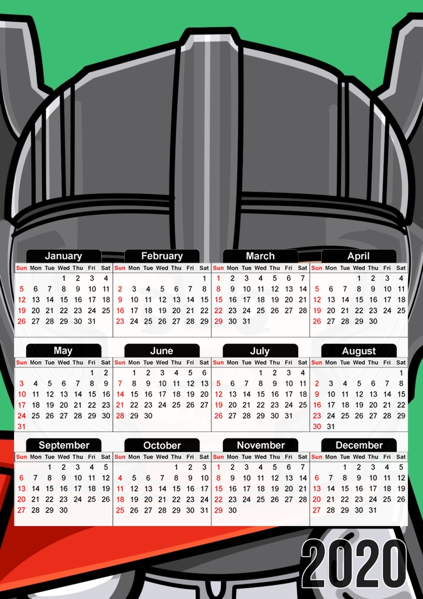  Bricks Thor para A3 Photo Calendar 30x43cm