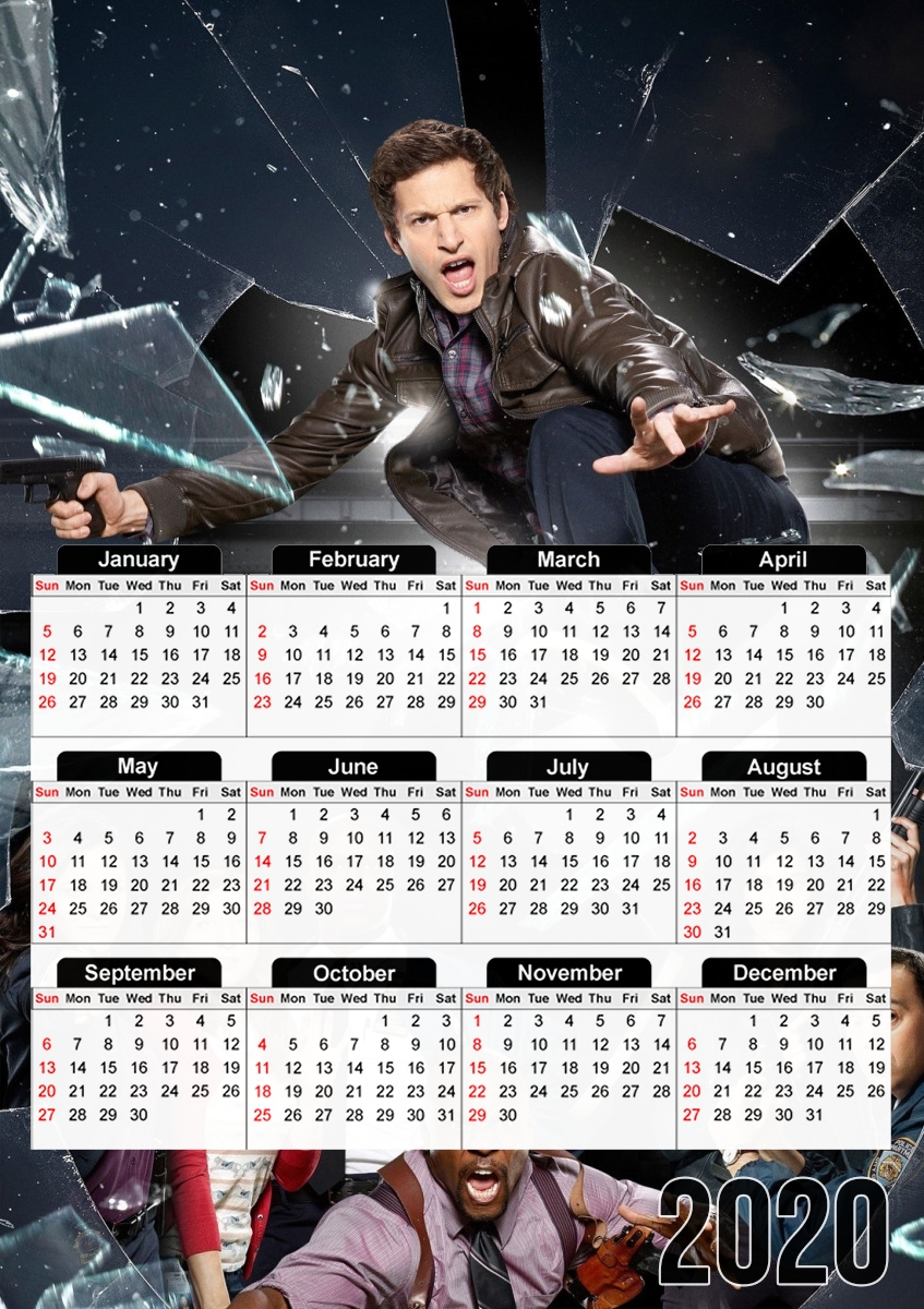  brooklyn 99 para A3 Photo Calendar 30x43cm