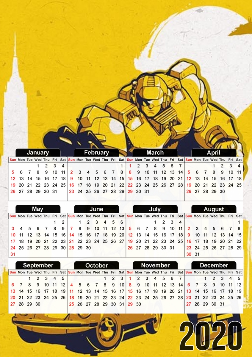  bumblebee The beetle para A3 Photo Calendar 30x43cm