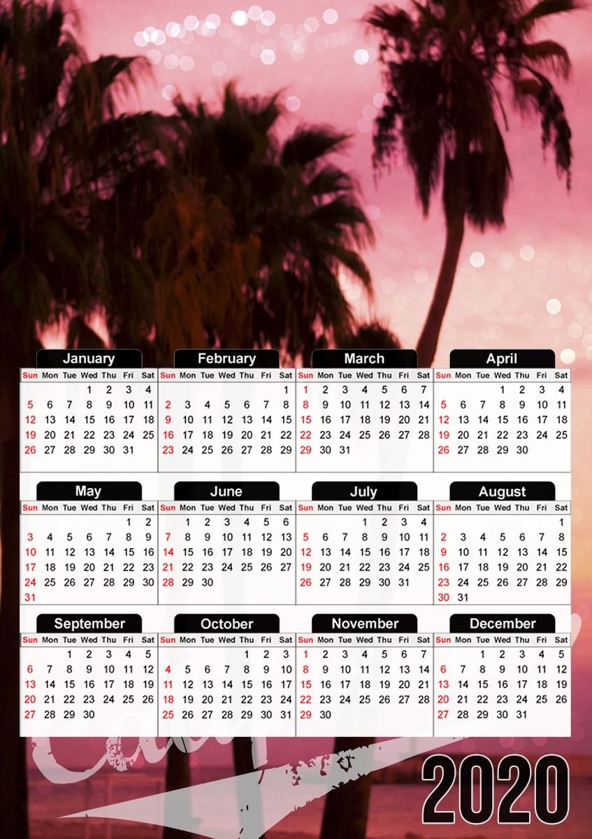  California Love para A3 Photo Calendar 30x43cm