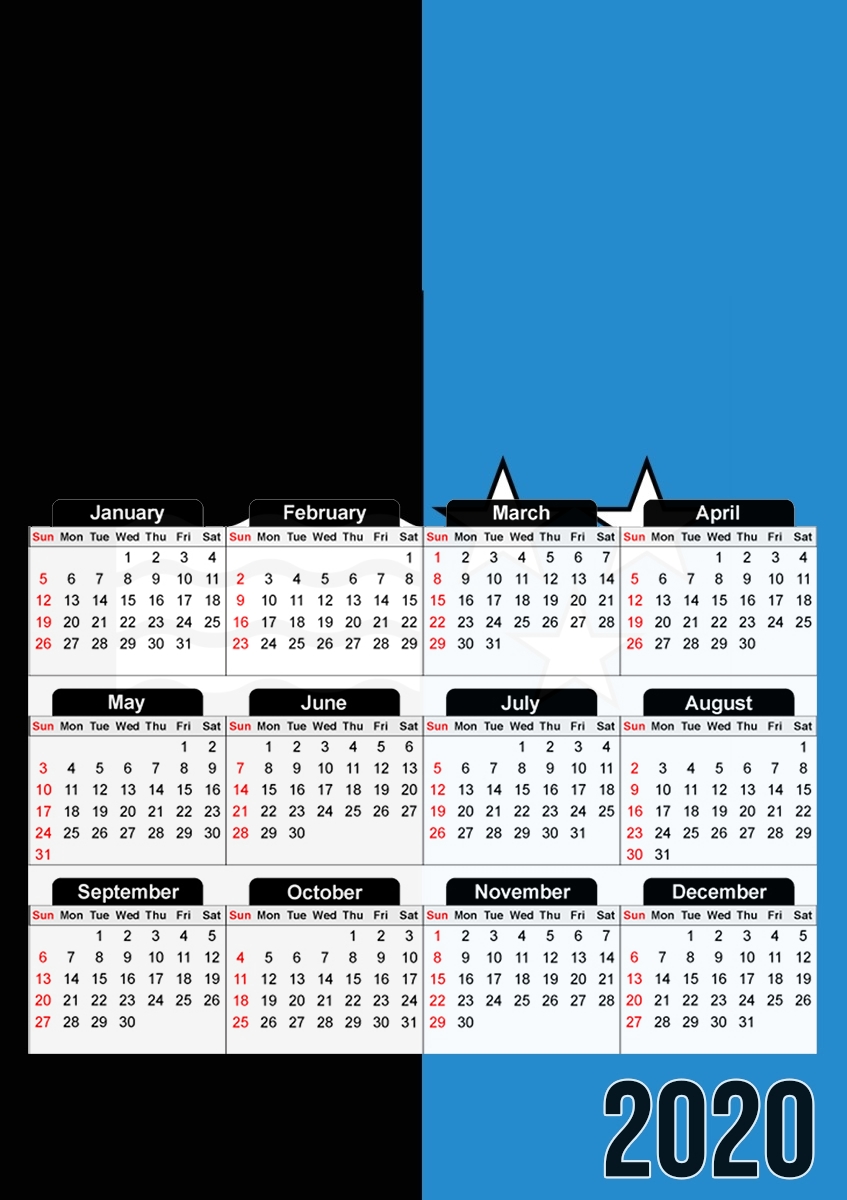  Canton Argovie para A3 Photo Calendar 30x43cm