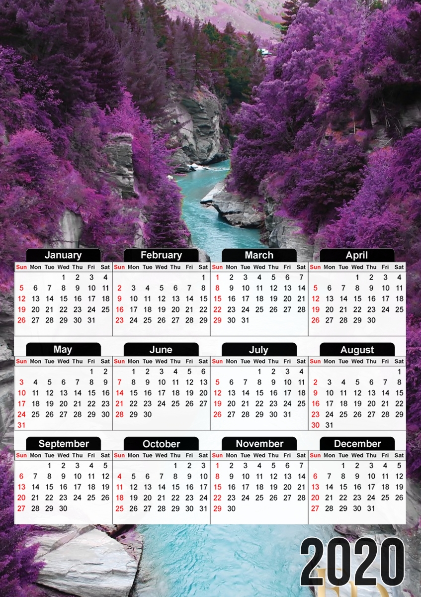  Cascade para A3 Photo Calendar 30x43cm