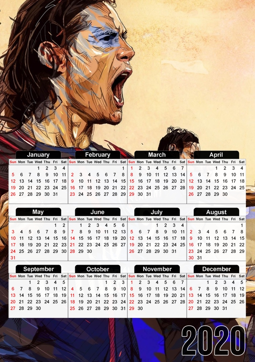  Cavani the hunter parisian para A3 Photo Calendar 30x43cm