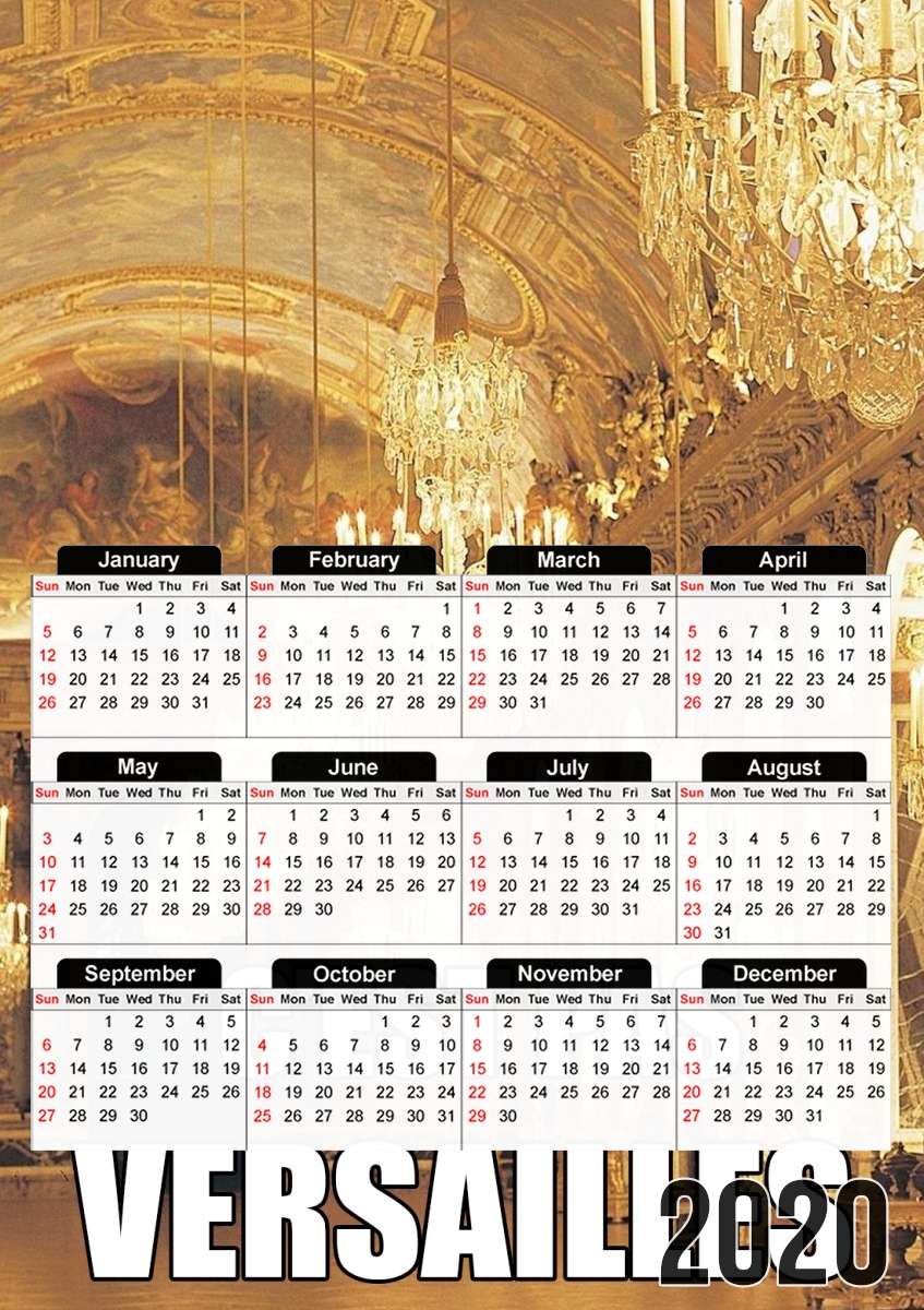  Cest pas Versailles ICI para A3 Photo Calendar 30x43cm