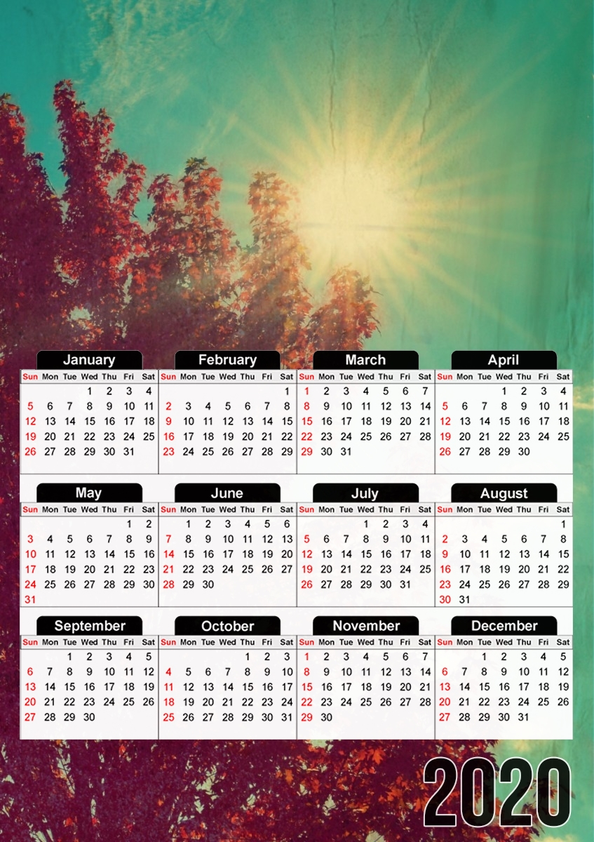  El cambio es hermoso para A3 Photo Calendar 30x43cm