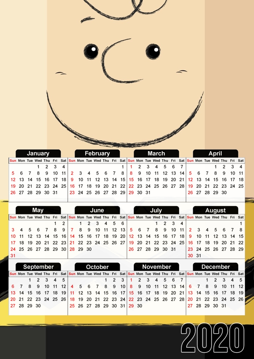  Charlie brown box para A3 Photo Calendar 30x43cm