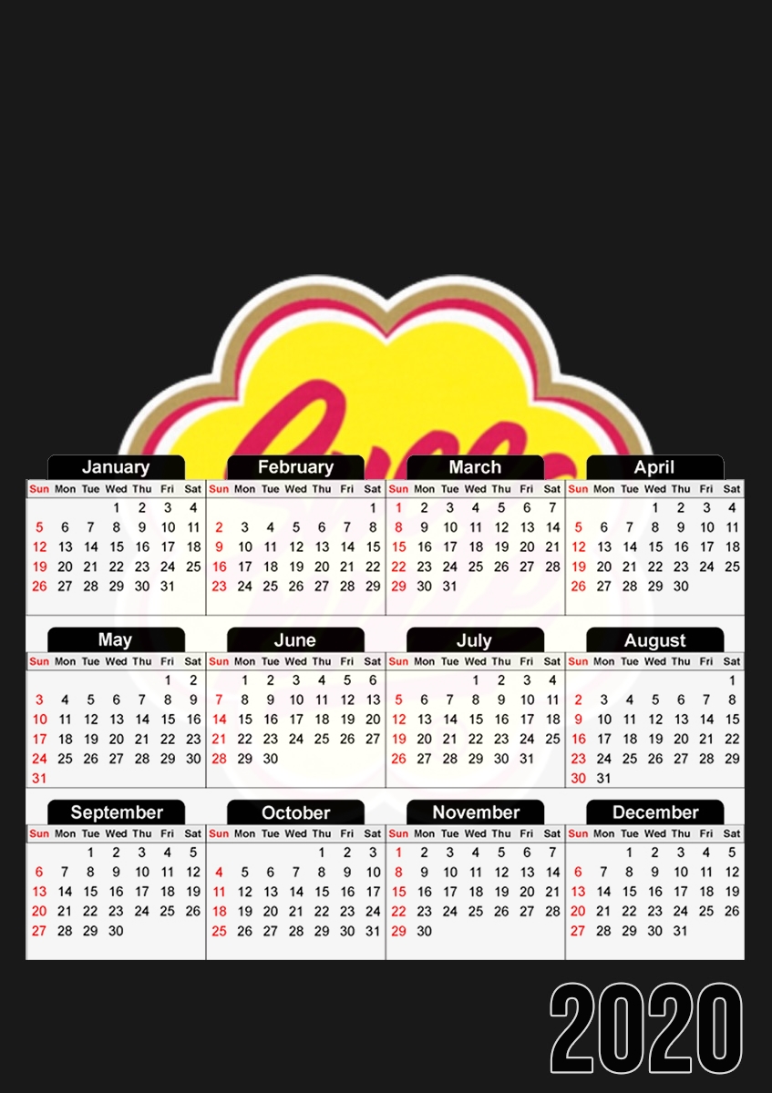  Chupa Sucepute Alkpote Style para A3 Photo Calendar 30x43cm