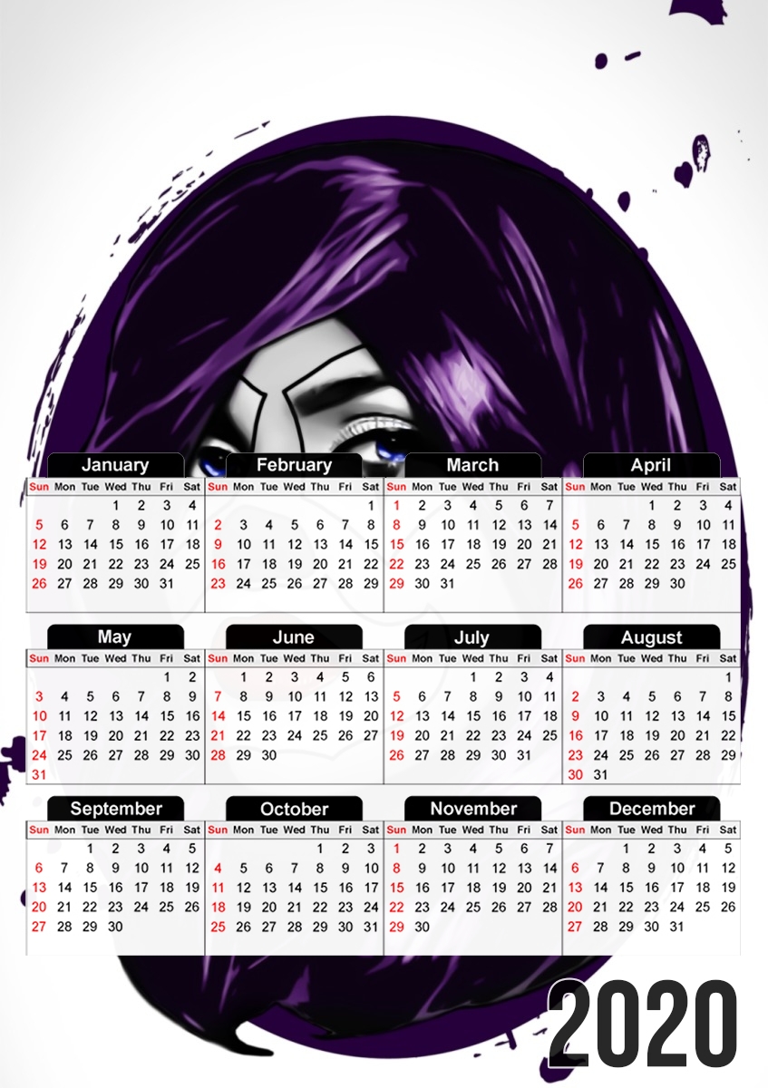  Clown Girl para A3 Photo Calendar 30x43cm