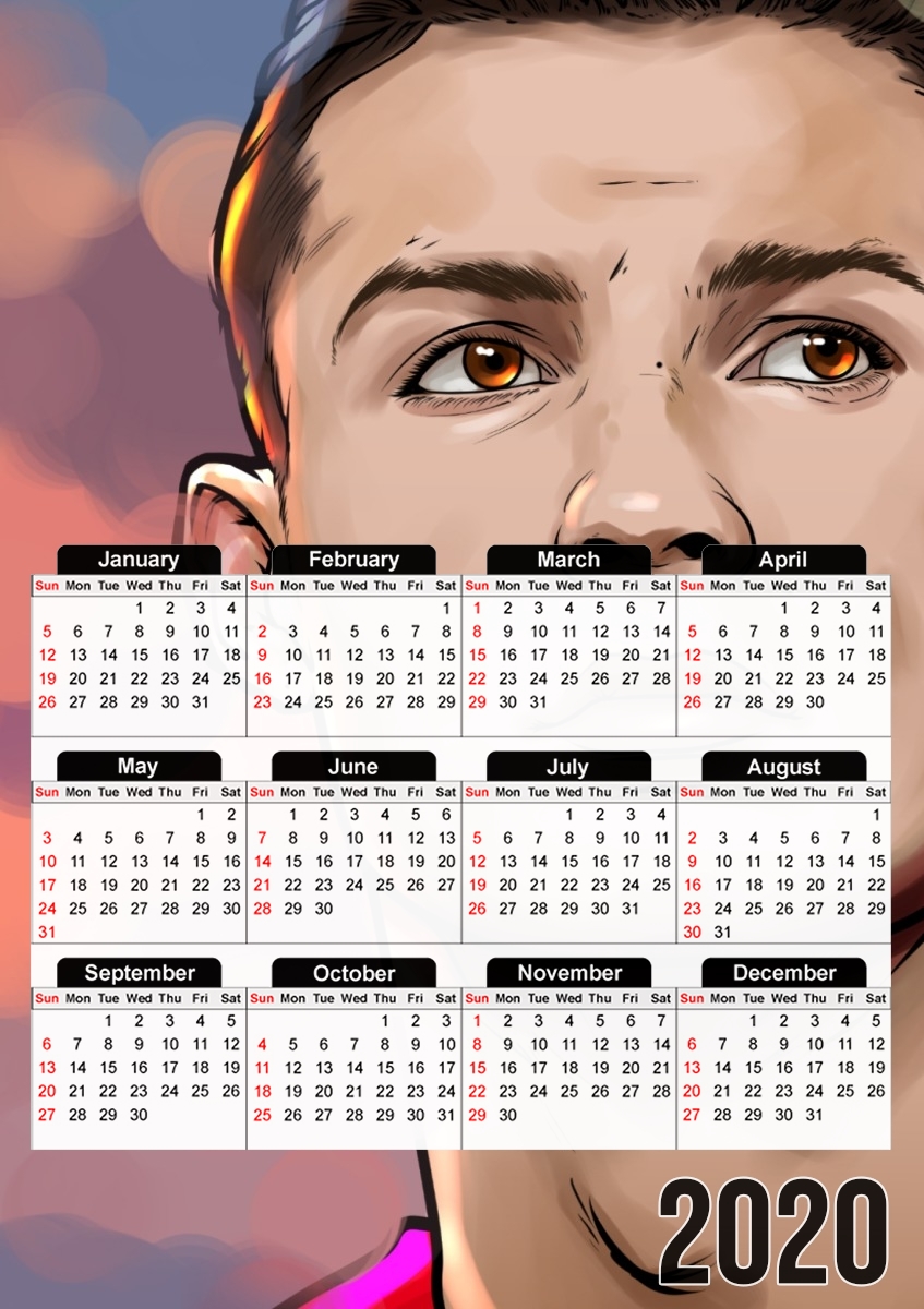  Comandante CR 7 para A3 Photo Calendar 30x43cm