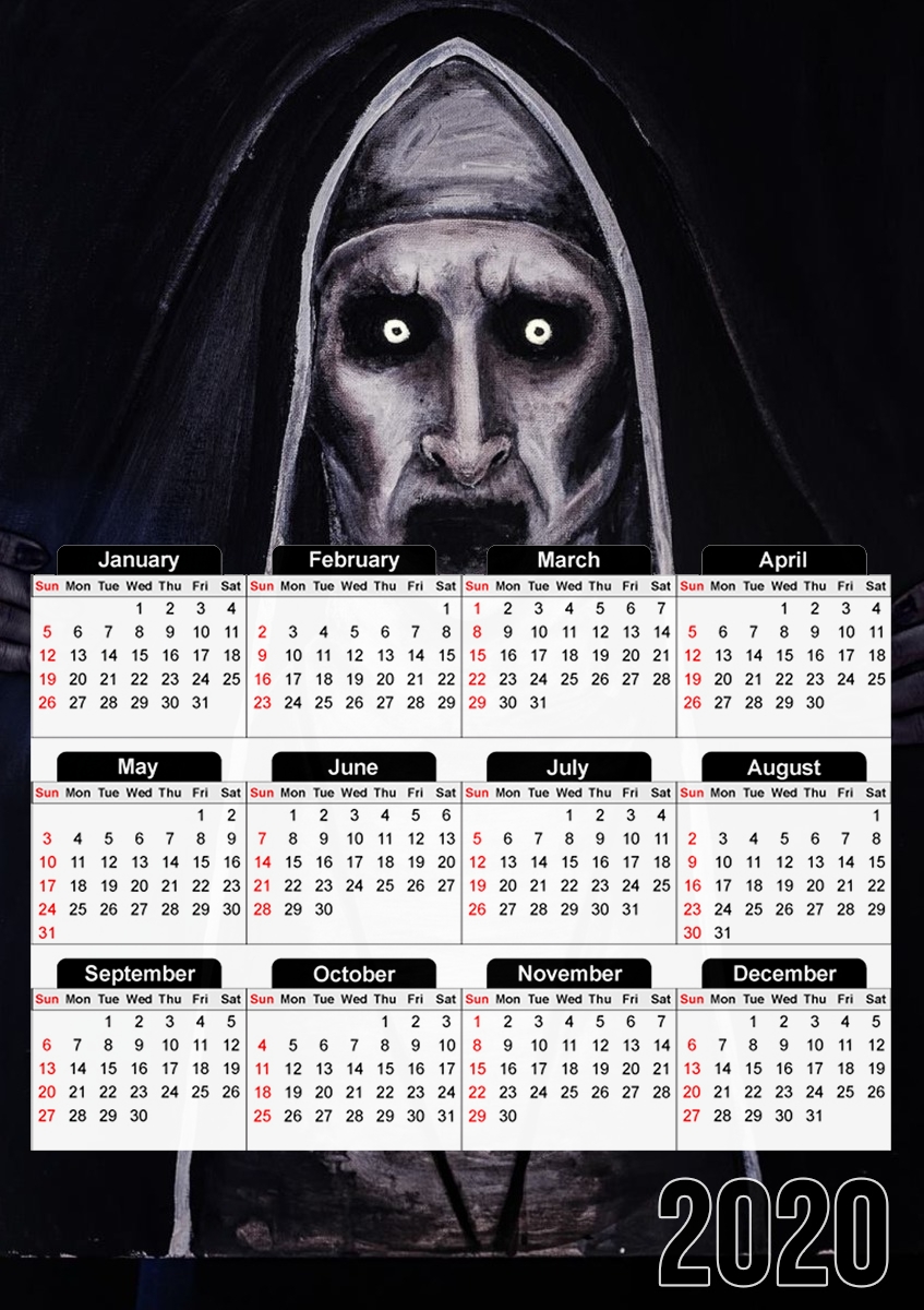  Conjuring Horror para A3 Photo Calendar 30x43cm