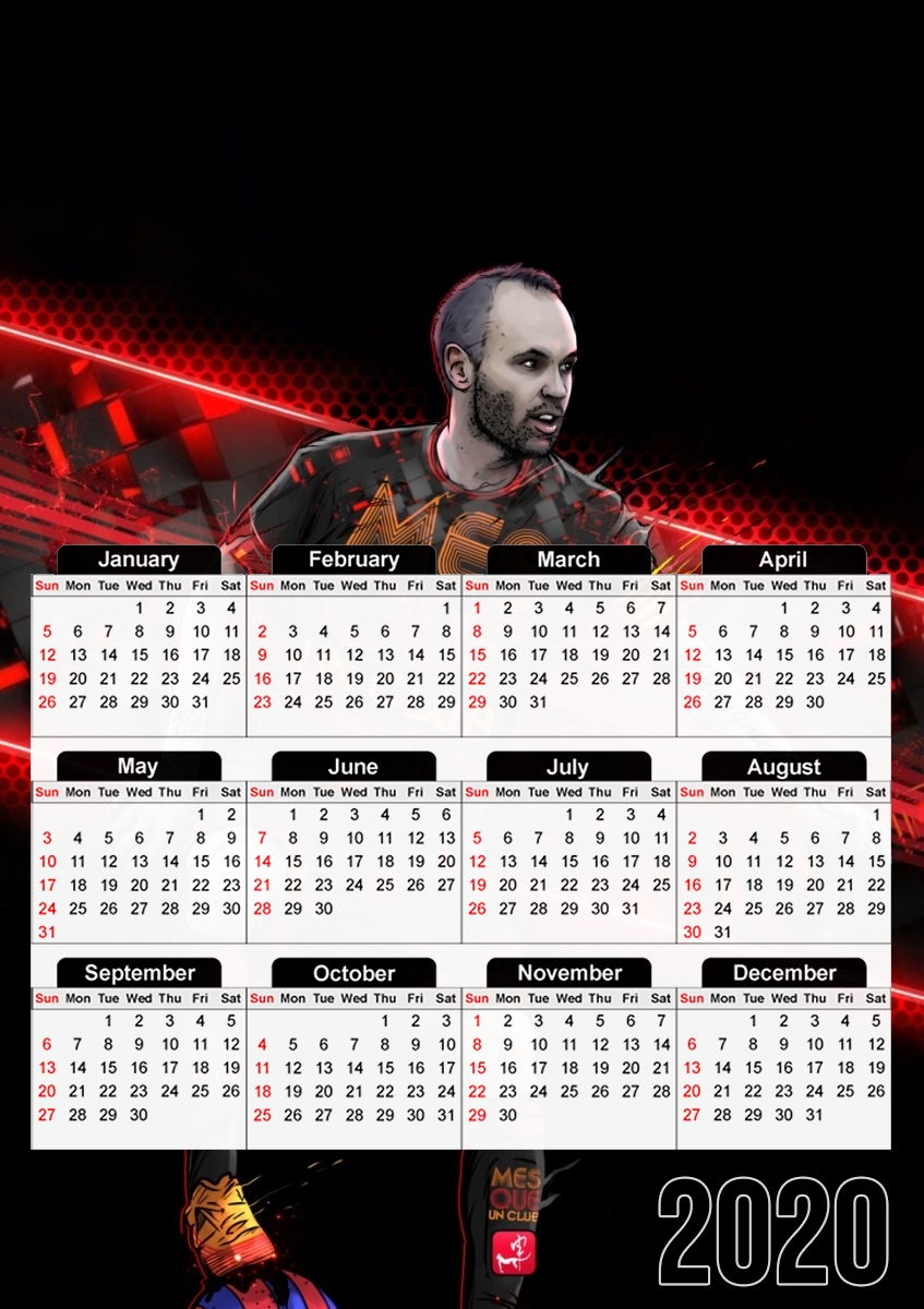  Control Pass and Repeat para A3 Photo Calendar 30x43cm