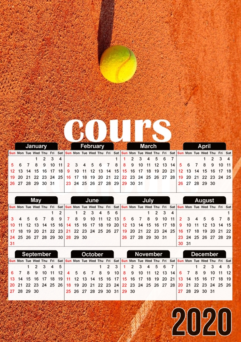  Cours Toujours para A3 Photo Calendar 30x43cm