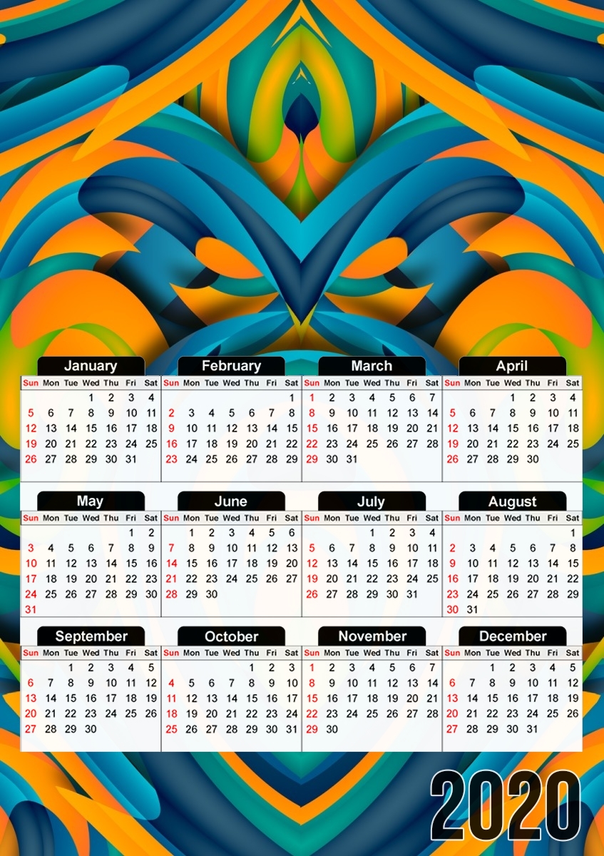  Cross Heart para A3 Photo Calendar 30x43cm