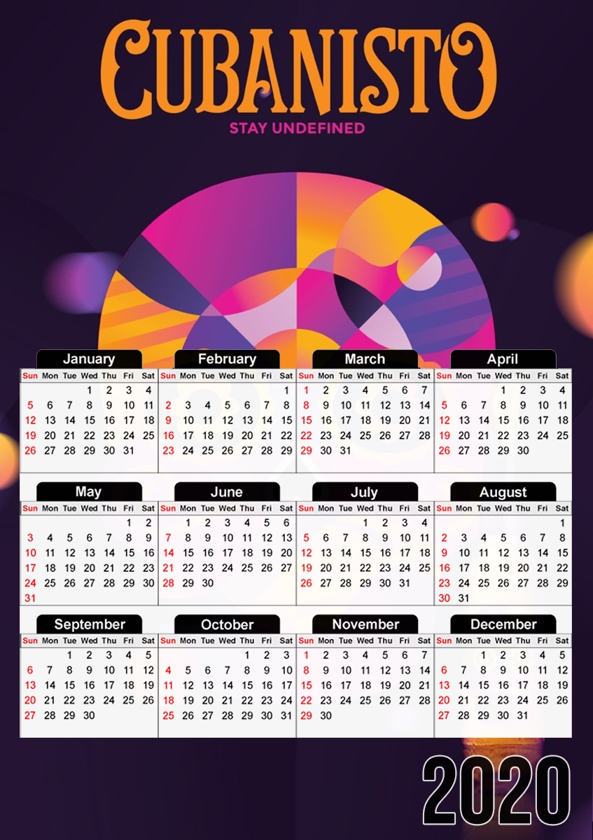  Cubanisto calavera para A3 Photo Calendar 30x43cm