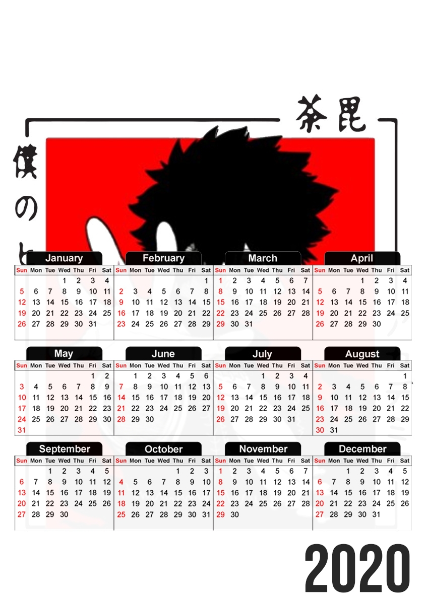  Dabi Hand Warning para A3 Photo Calendar 30x43cm