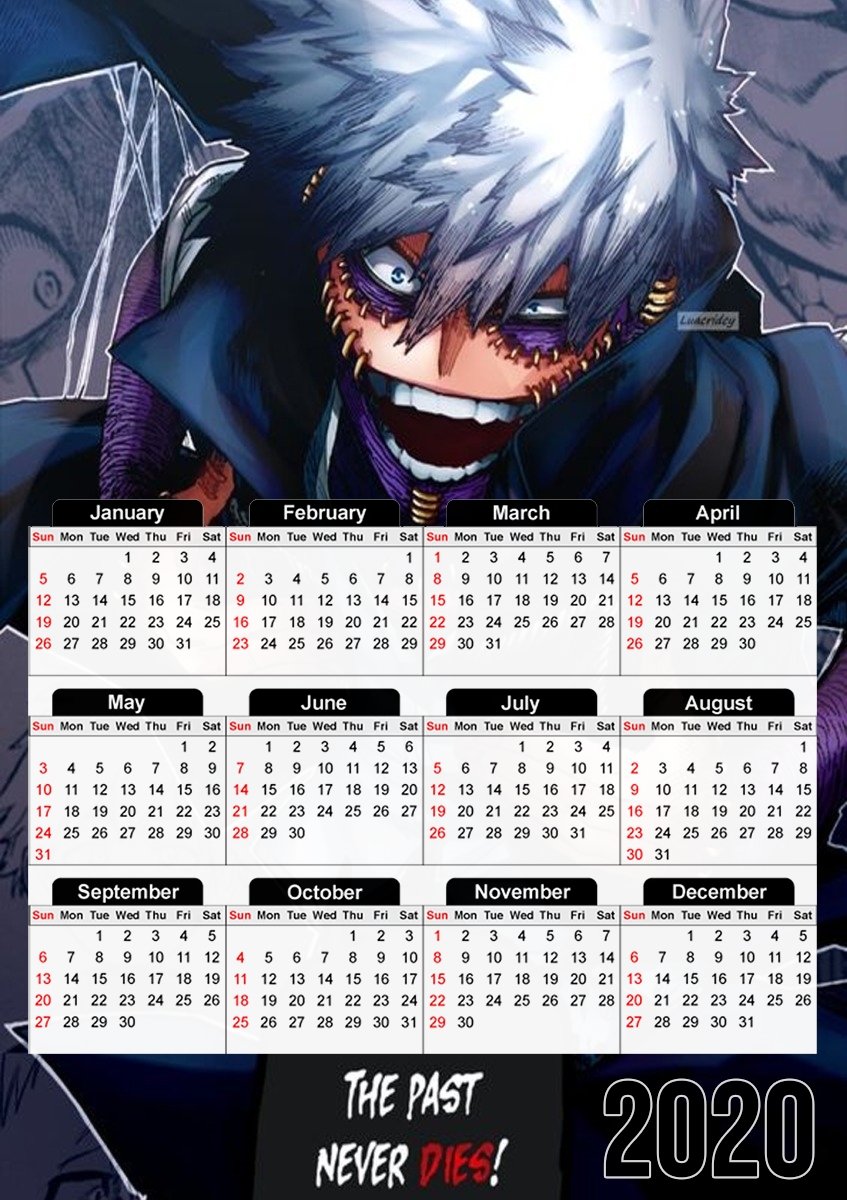  Dabi past never dies para A3 Photo Calendar 30x43cm