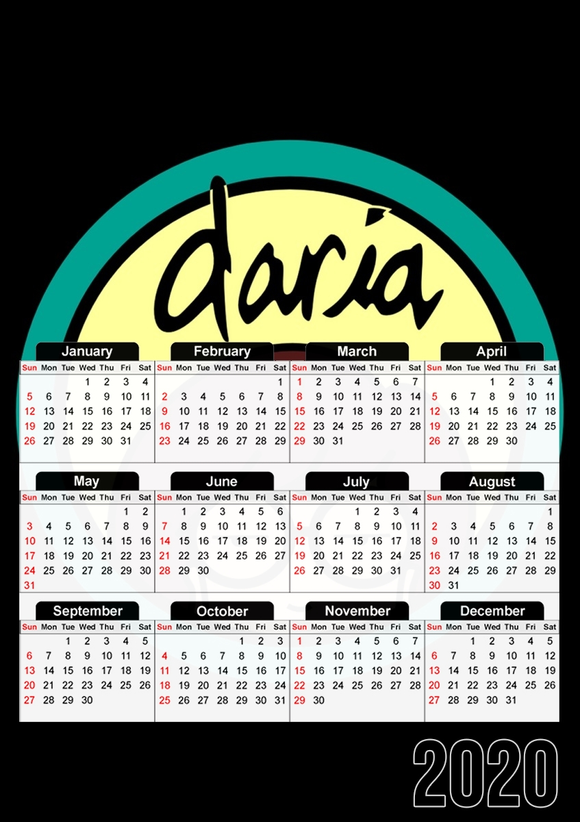  Daria para A3 Photo Calendar 30x43cm