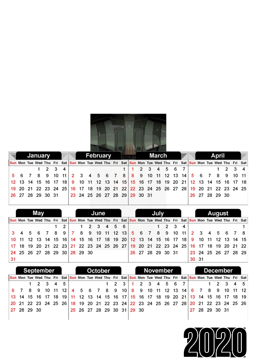  Vader Armor para A3 Photo Calendar 30x43cm