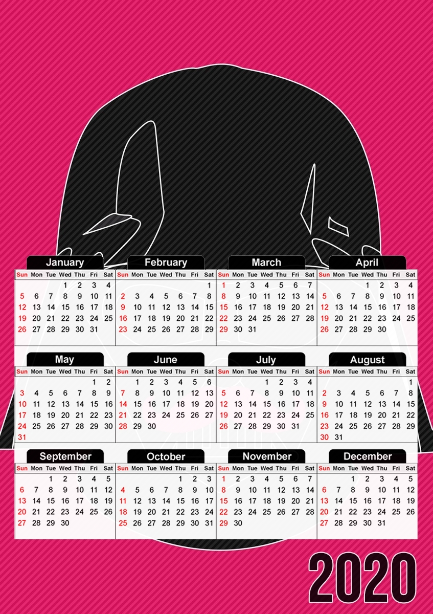  Dark Stache para A3 Photo Calendar 30x43cm