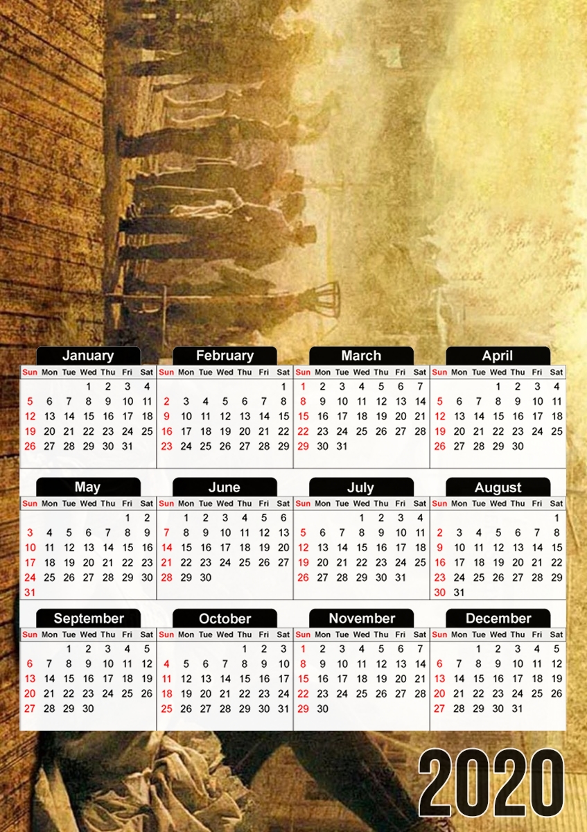  Deadwood Western para A3 Photo Calendar 30x43cm