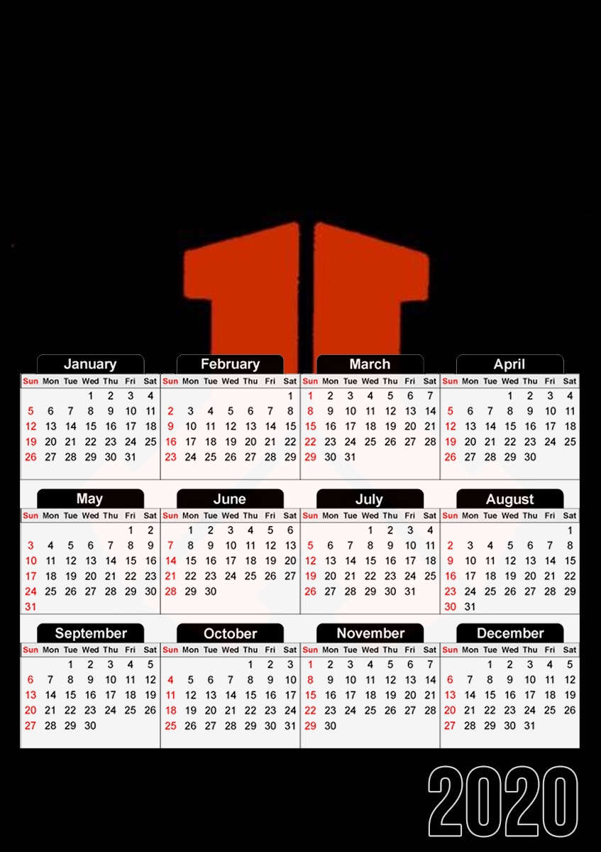  Defqon 1 Festival para A3 Photo Calendar 30x43cm