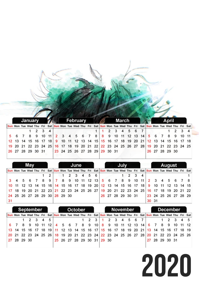  Deku para A3 Photo Calendar 30x43cm