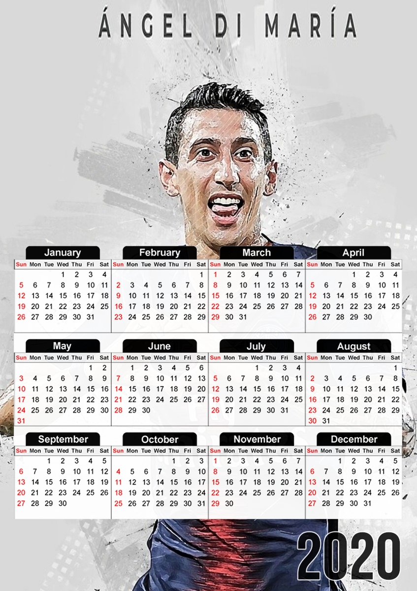  Di maria para A3 Photo Calendar 30x43cm