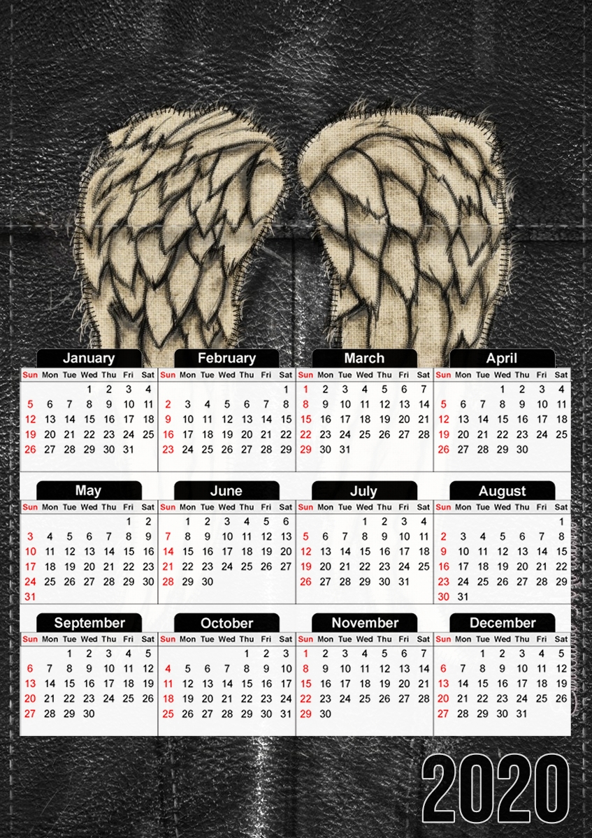  Dixon Wings para A3 Photo Calendar 30x43cm