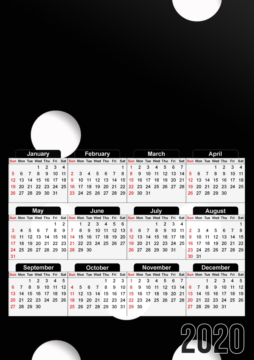  Domino para A3 Photo Calendar 30x43cm