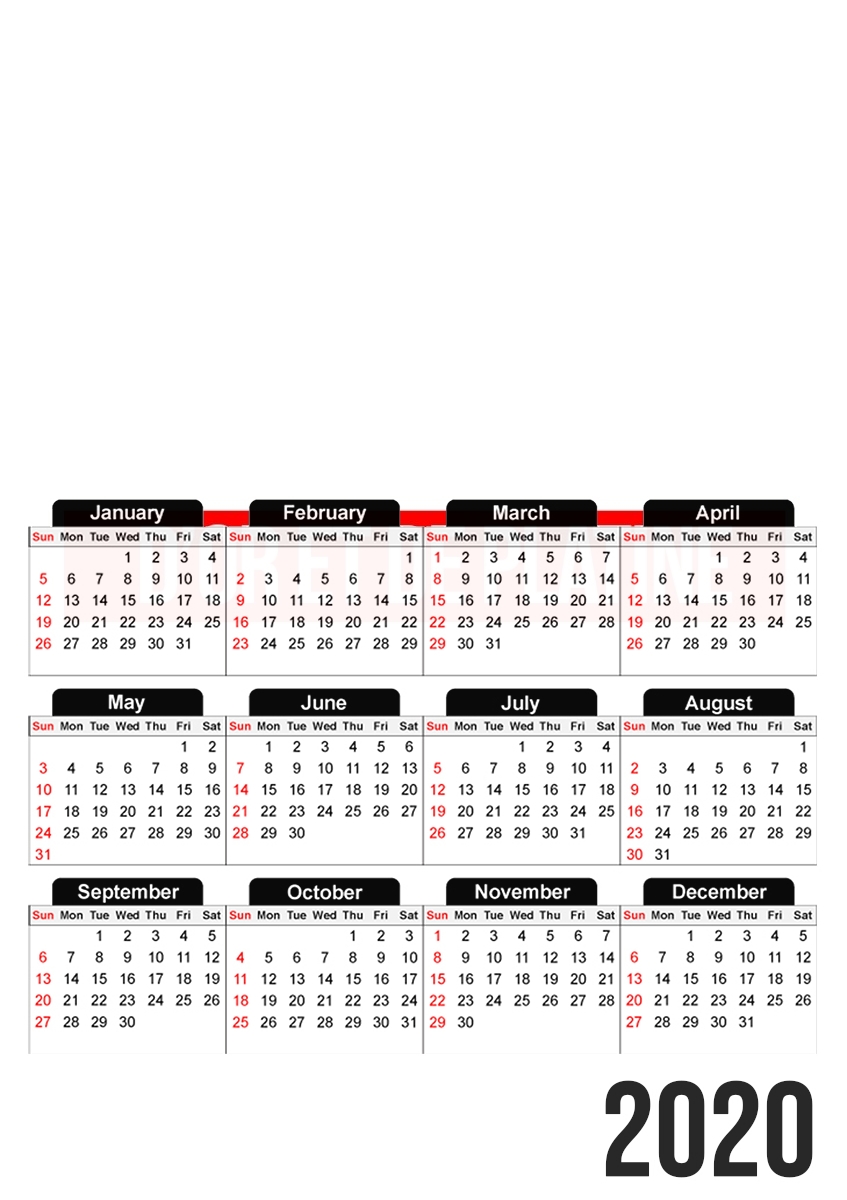  Dor et de platine para A3 Photo Calendar 30x43cm