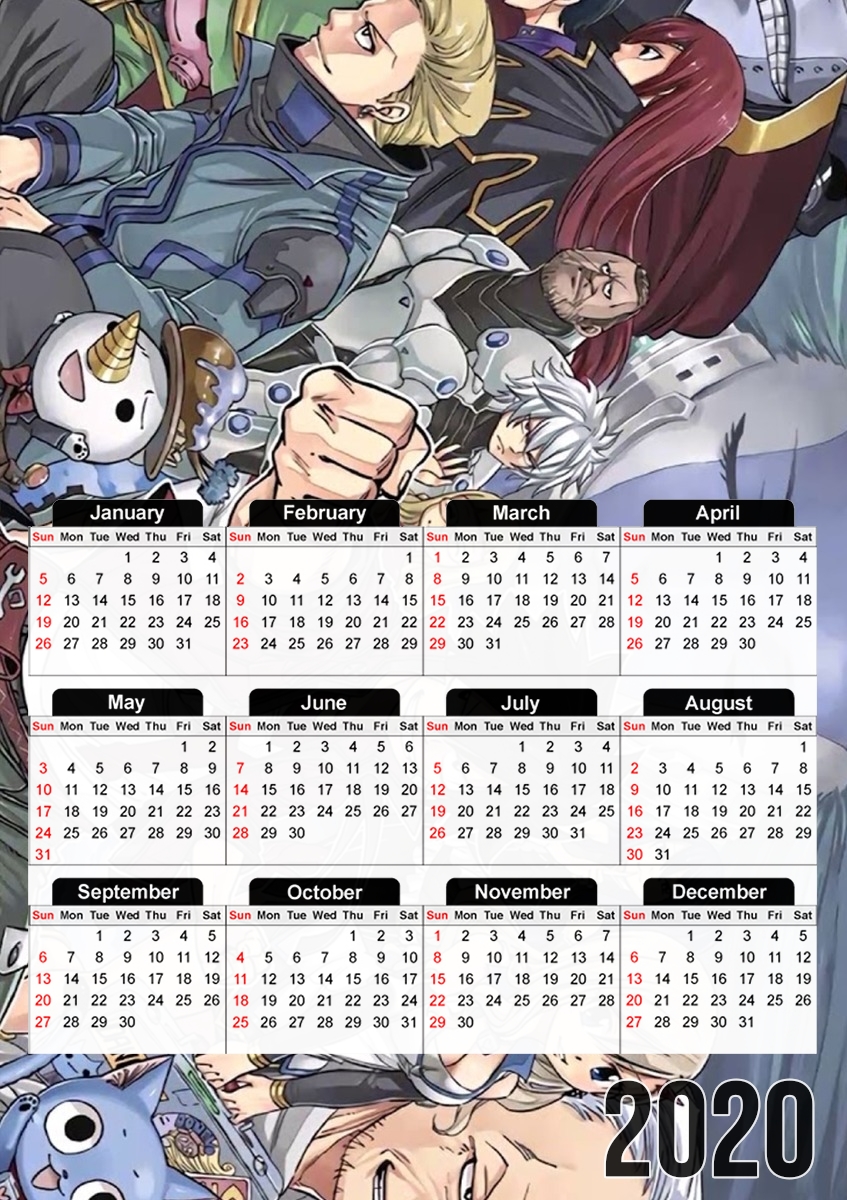  Edens Zero para A3 Photo Calendar 30x43cm