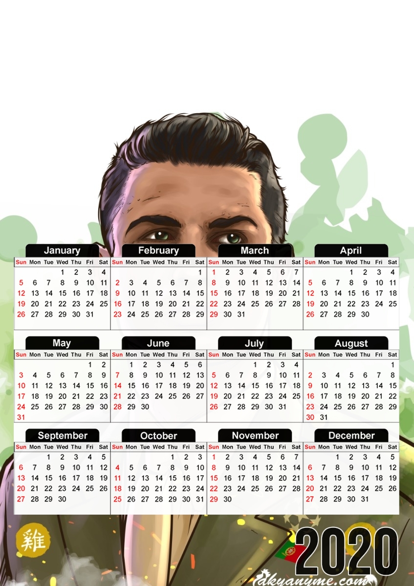  El Comandante CR7 para A3 Photo Calendar 30x43cm