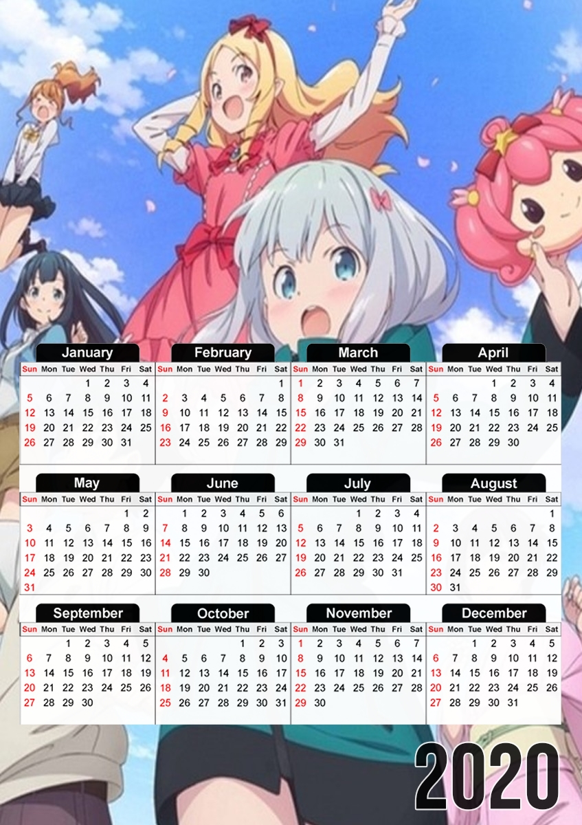  Eromanga sensei para A3 Photo Calendar 30x43cm