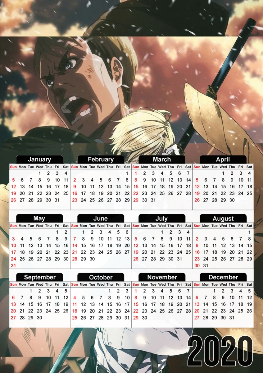  Erwin Smith para A3 Photo Calendar 30x43cm