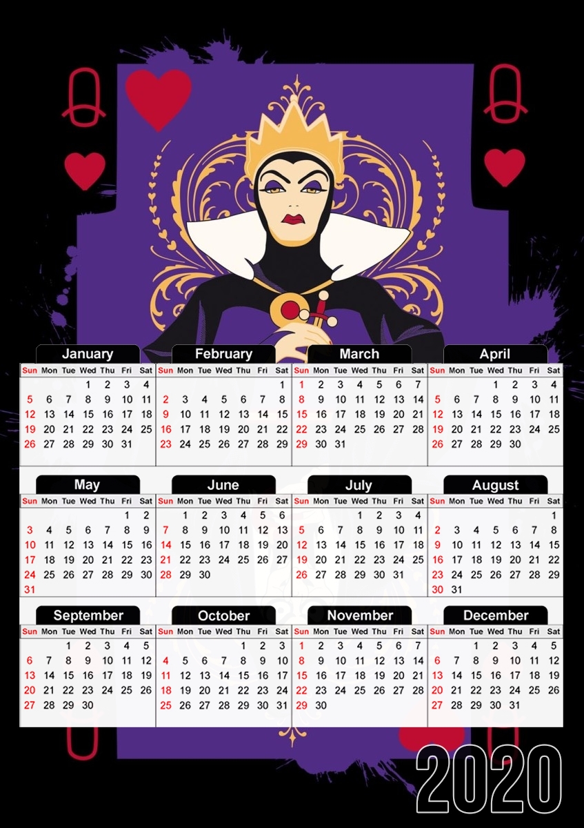  Evil card para A3 Photo Calendar 30x43cm