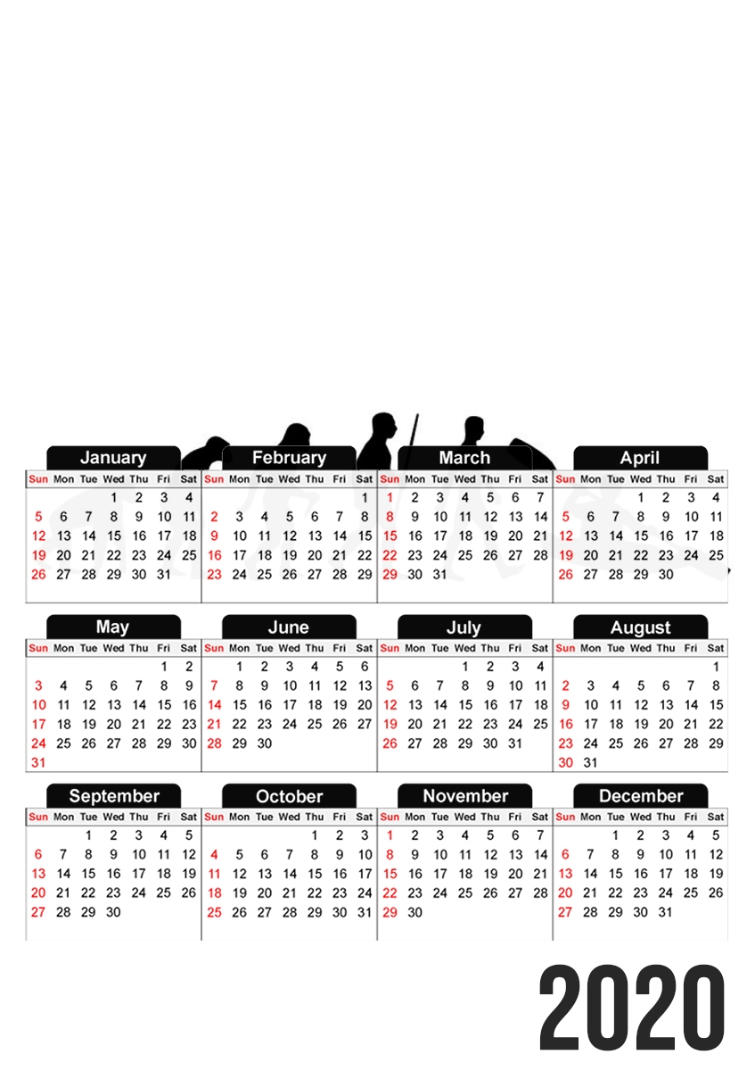  Evolution of Kayak Born to do Kayak para A3 Photo Calendar 30x43cm