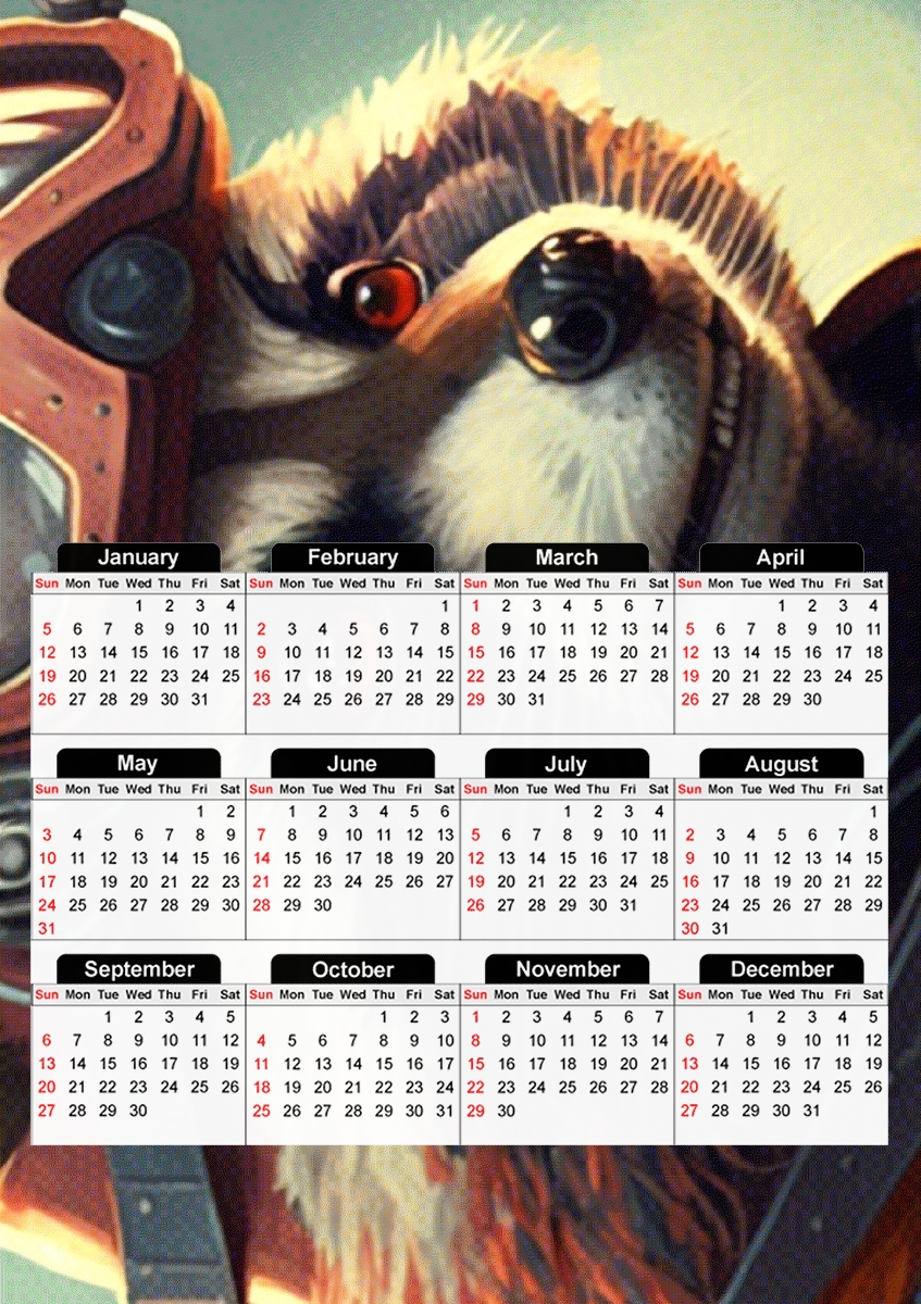  Eyes Rocket  para A3 Photo Calendar 30x43cm