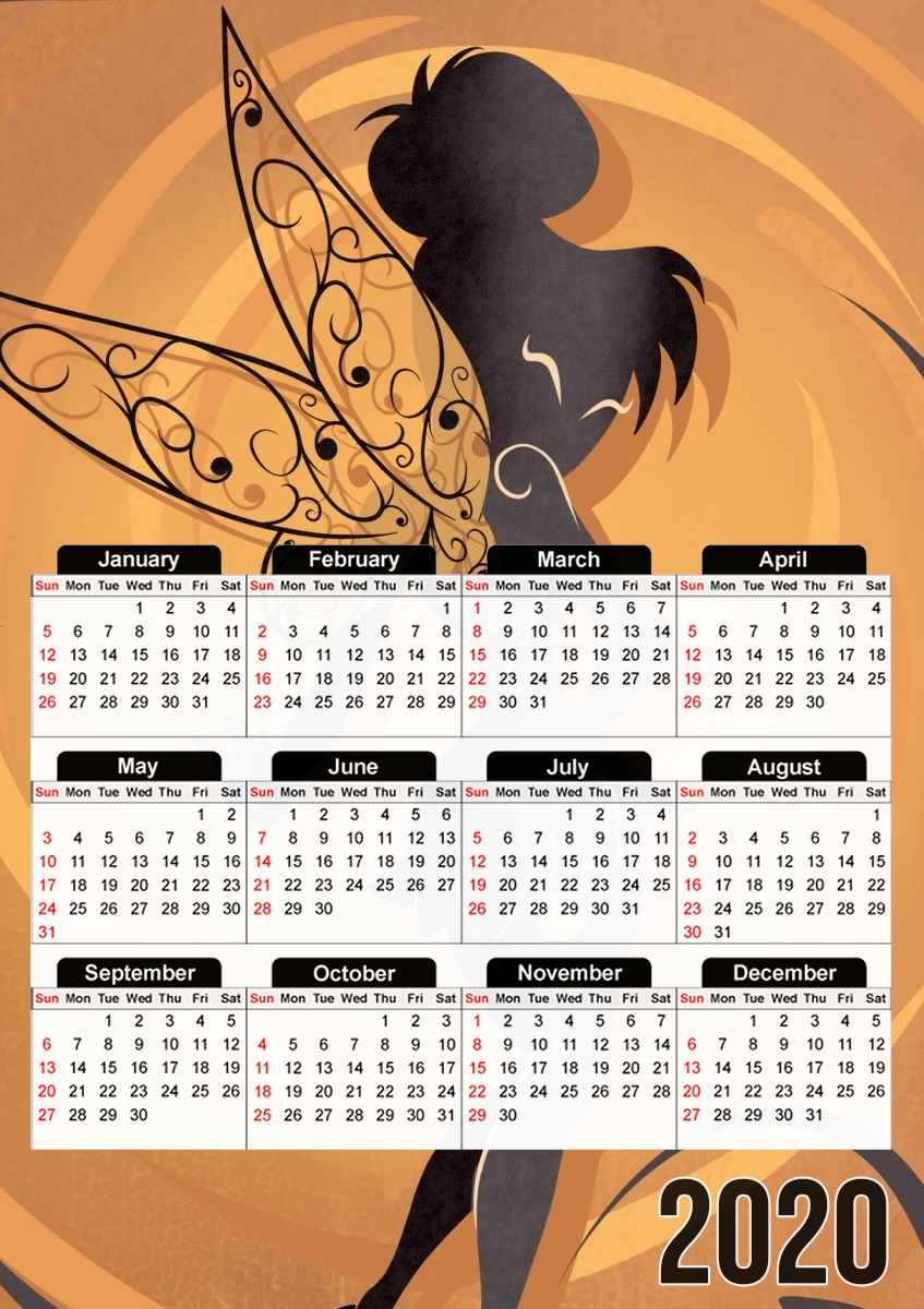  Fairy Of Sun para A3 Photo Calendar 30x43cm