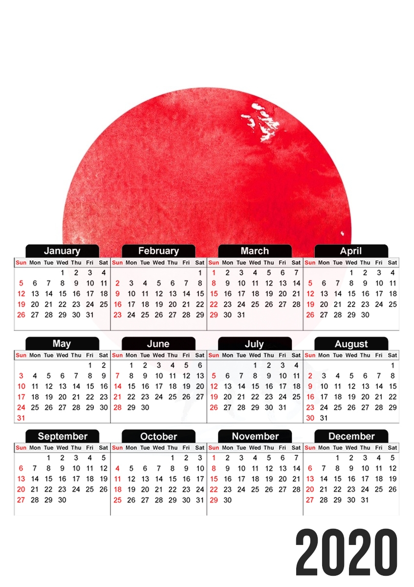  Fear the red para A3 Photo Calendar 30x43cm