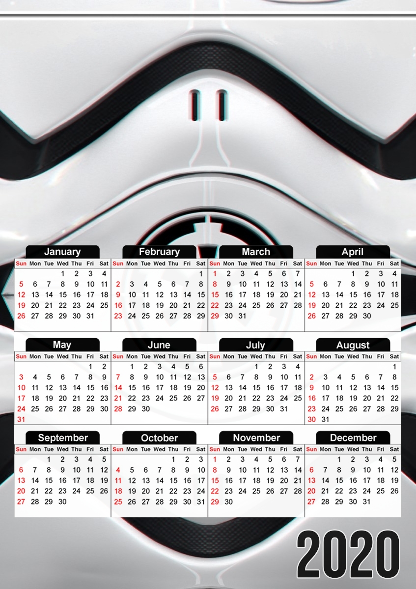  first order imperial mobile suit  para A3 Photo Calendar 30x43cm