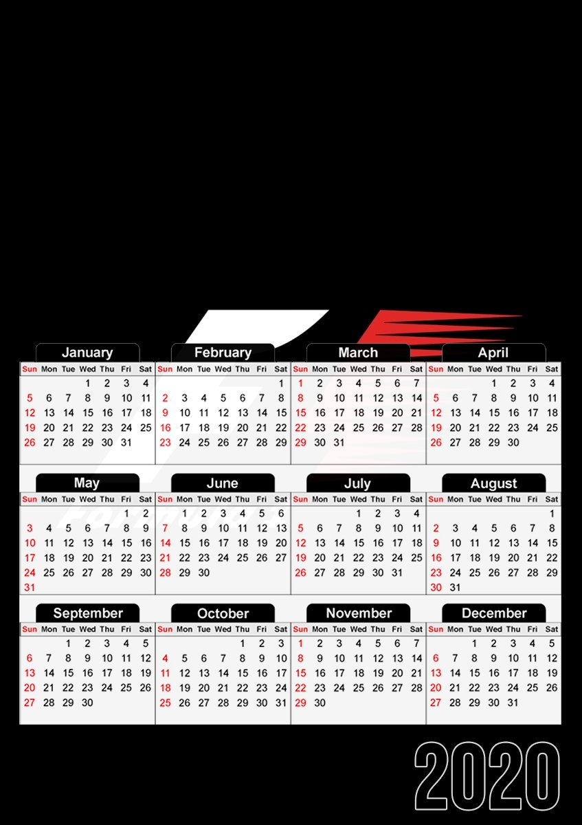  Formula One para A3 Photo Calendar 30x43cm