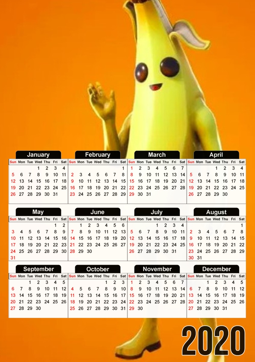  fortnite banana para A3 Photo Calendar 30x43cm