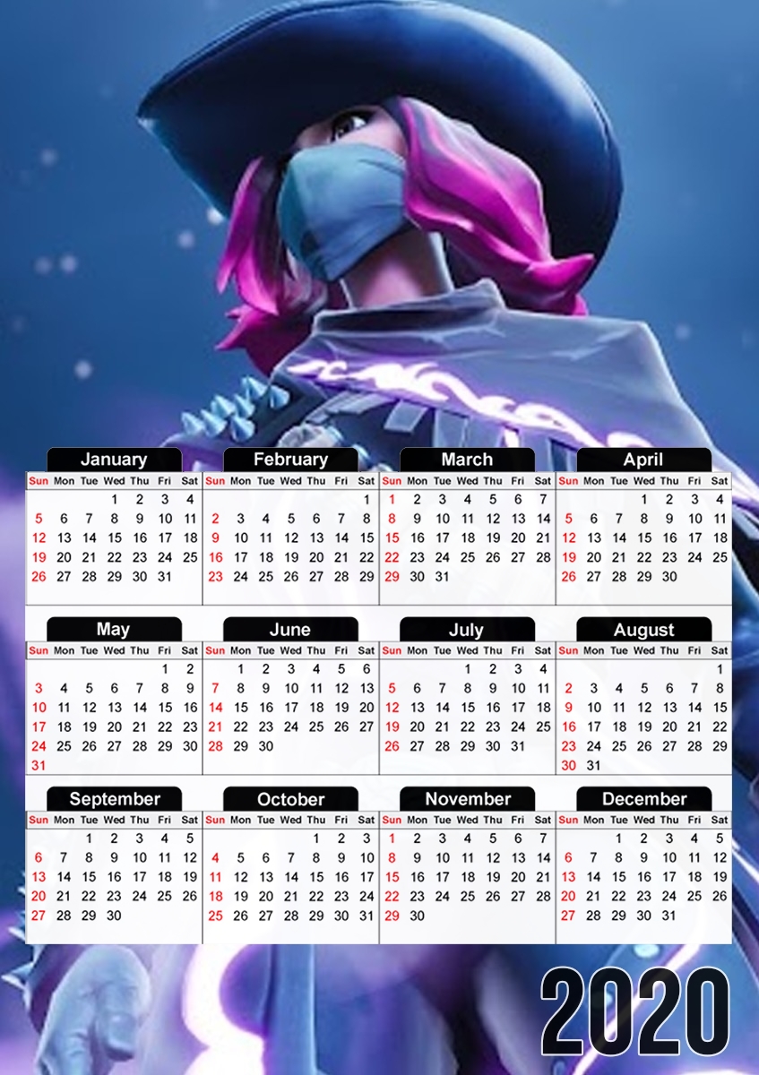  Fortnite Calamity para A3 Photo Calendar 30x43cm