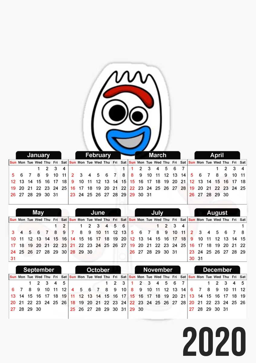  Fourchette toys para A3 Photo Calendar 30x43cm