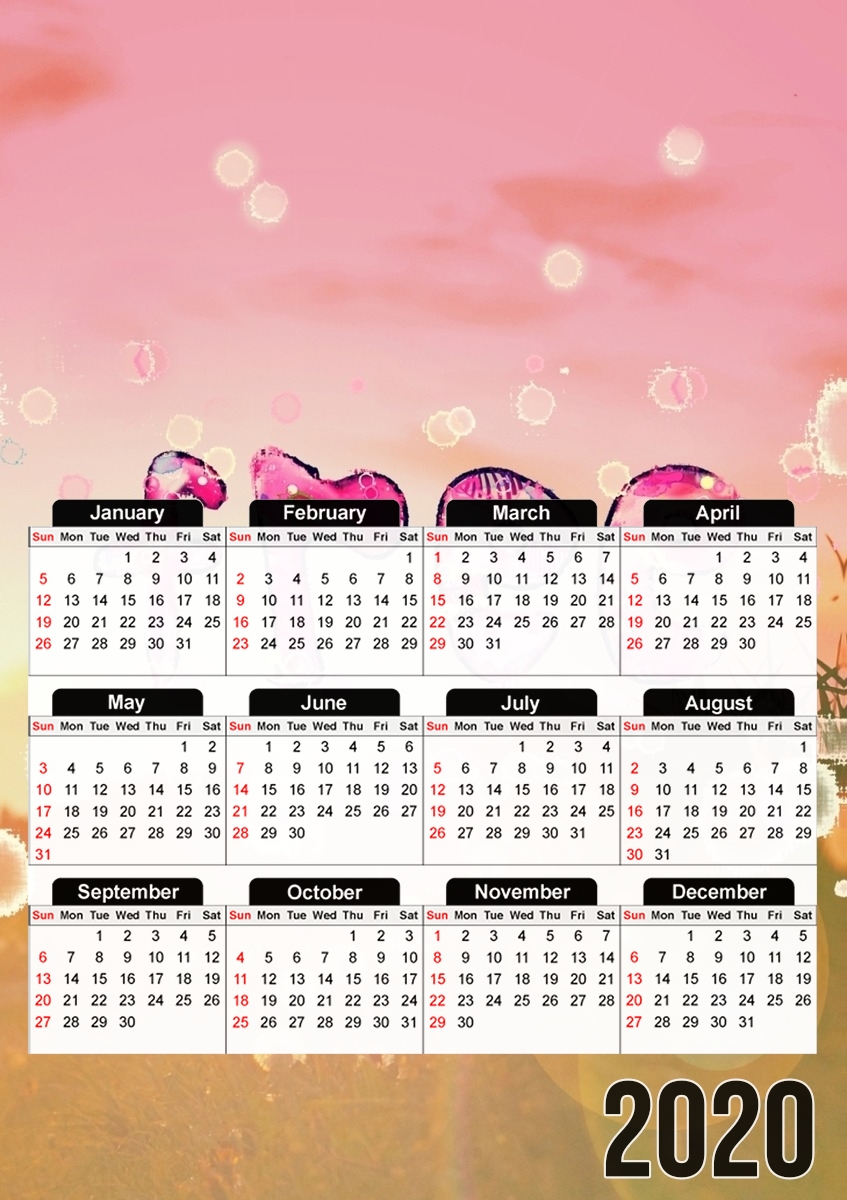  Free para A3 Photo Calendar 30x43cm