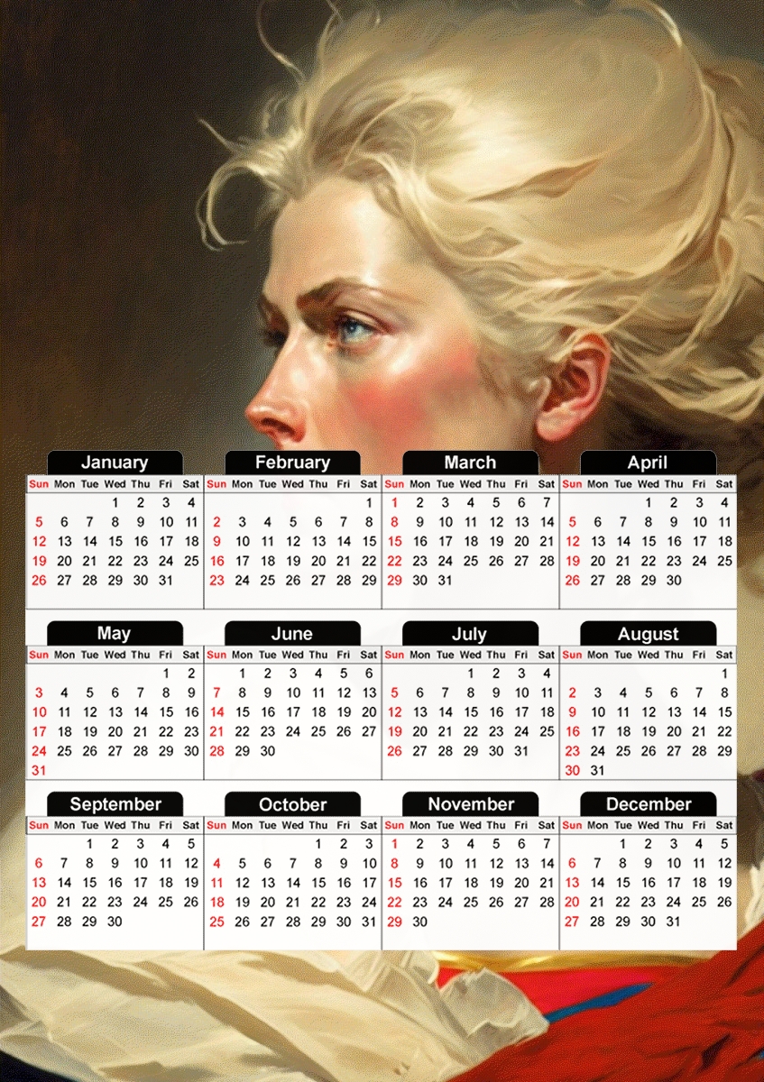  French Revolution para A3 Photo Calendar 30x43cm