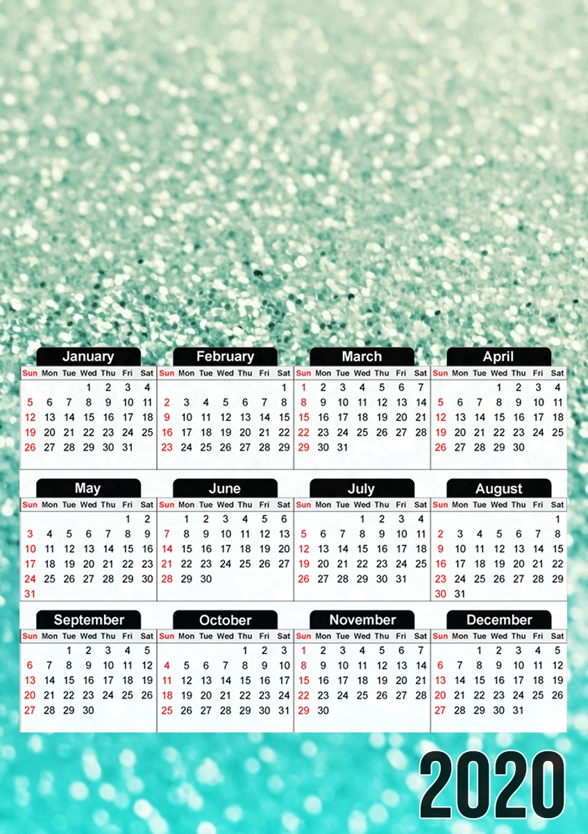  Gatsby Mint para A3 Photo Calendar 30x43cm